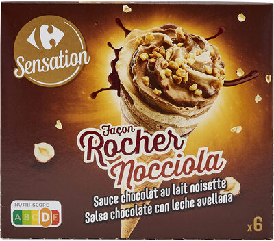 Glace Façon Roches Nocciola