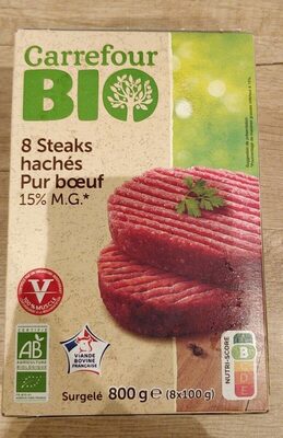 8 Steaks hachés Pur bœuf