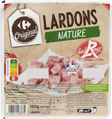 Lardons nature