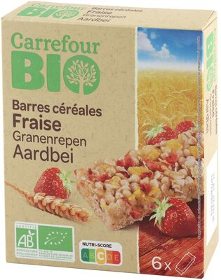 Barres céréales FRAISE
