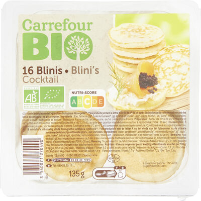 16 blinis Cocktail