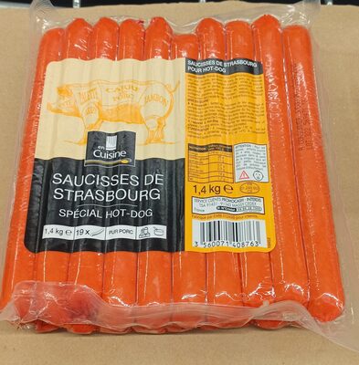 Saucisses de Strasbourg spécial Hot-dog