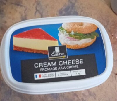 Cream cheese Fromage à la crème