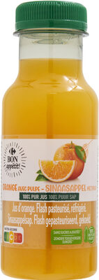 Orange avec pulpe 100% pur jus