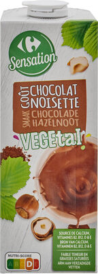 Gout chocolat noisette