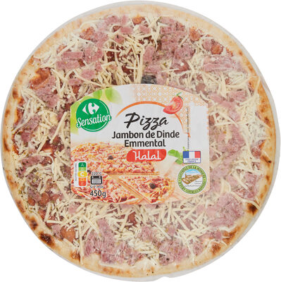Pizza Jambon de Dinde Emmental Halal