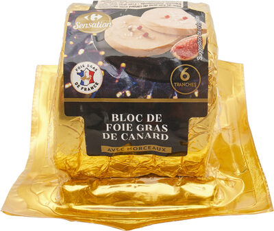Bloc de foie gras de canard