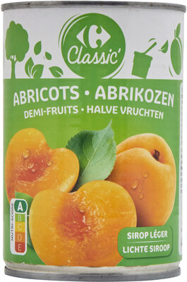 Abricots demi-fruits