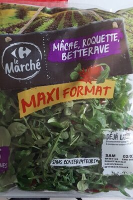 Mâche roquette betterave
