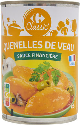 Quenelles de veau Sauce financière