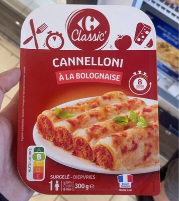 Cannelloni a la bolognaise