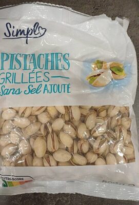 Pistaches grillées sans sel ajouté