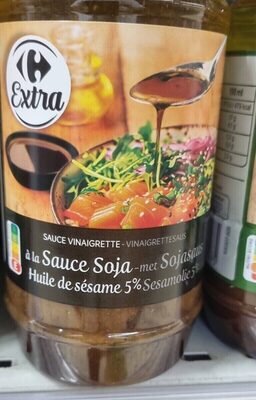 SAUCE VINAIGRETTE À la sauce soja Huile de sésame 5%