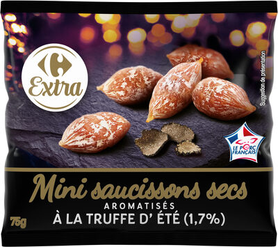 Mini saucissons secs Aromatisés A la truffe d'été (1.7%)