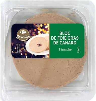 Bloc de foie gras de canard