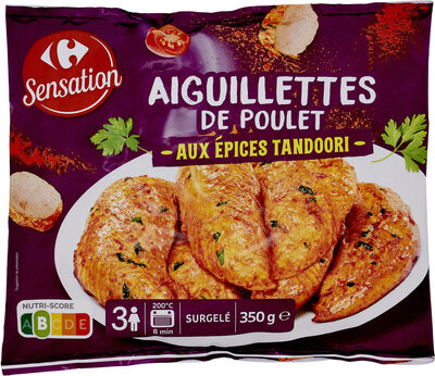 Aiguillettes de poulet aux epices tandoori surgele