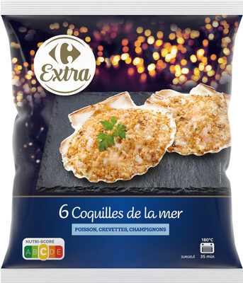 6 coquilles de la mer