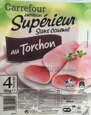 Jambon superieur sans couenne au torchon