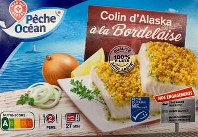 Colin d'Alaska à la Bordelaise, Surgelé (2 personnes)