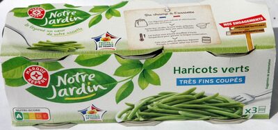 Haricots verts coupés