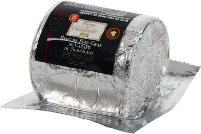 Bloc de foie gras de canard du Sud-Ouest avec morceaux