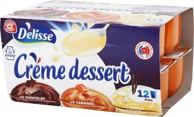 Délisse - Crèmes dessert tri-parfums