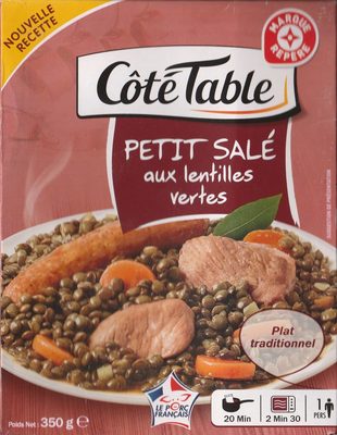 Petit Salé aux lentilles vertes