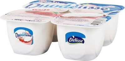 Duodélisse sur lit de fraise