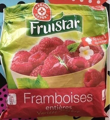 Framboises entières