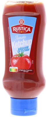 Ketchup réduit en sucres