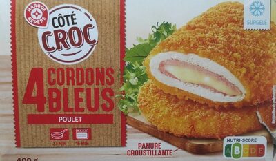 4 Cordons Bleus de Poulet, Surgelé