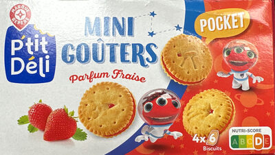 Mini goûters parfum fraise