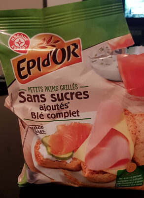 Petits pains grillés blé complet sans sucres ajoutés