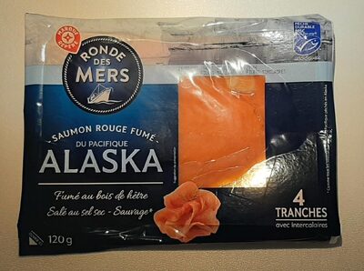 Saumon fumé sauvage Alaska x 4