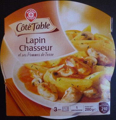 Lapin Chasseur et  ses Pommes de Terre