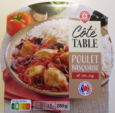 Poulet Basquaise et son riz