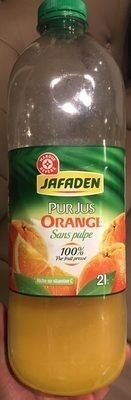 Pur jus d'orange sans pulpe