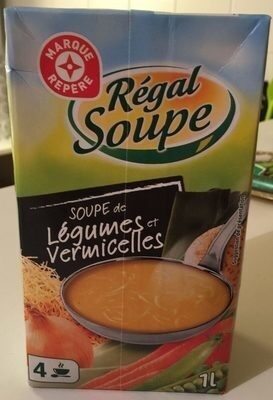 Soupe de légumes et vermicelles
