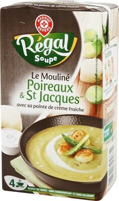 Régal soupe Le Mouliné Poireaux & St Jacques