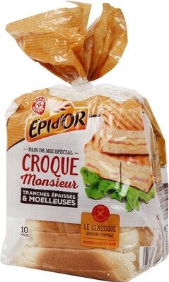Pain de mie spécial croque monsieur