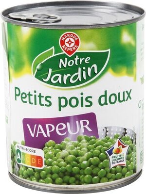 Petits pois doux vapeur