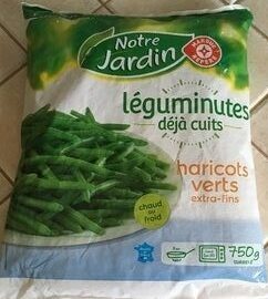Haricots verts extra fins cuits