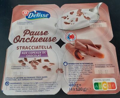 Pause Onctueuse Stracciatella 4 x 120 g