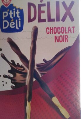 Biscuits batonnets P'tit Déli Chocolat noir