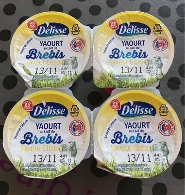 Yaourt au lait de brebis saveur citron x 4