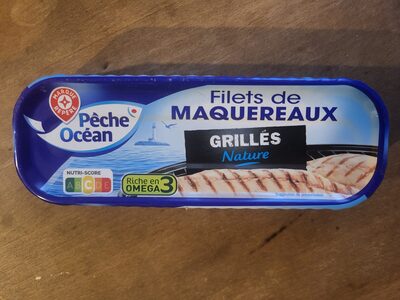 Filets de maquereaux grillés natures