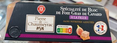 Specialite de bloc de fois gras de canard a la figue