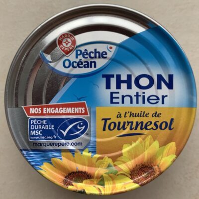 Thon entier à l'huile de Tournesol