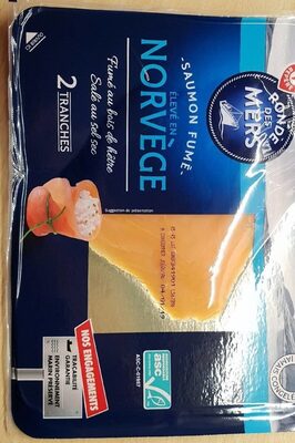 Saumon fumé élevé en Norvège