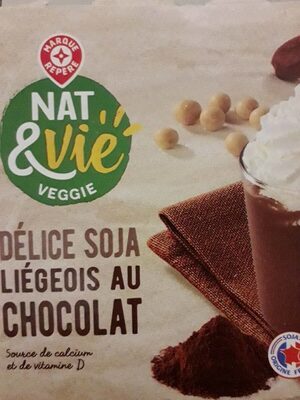 Délice soja liégeois au chocolat